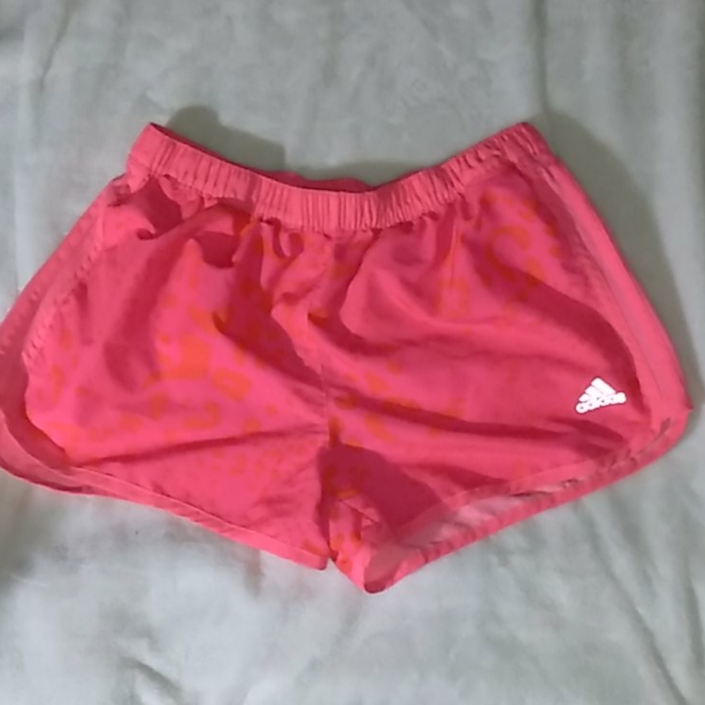 Pink Adidas shorts